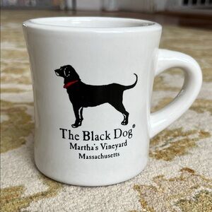 The Black Dog Cream Mug